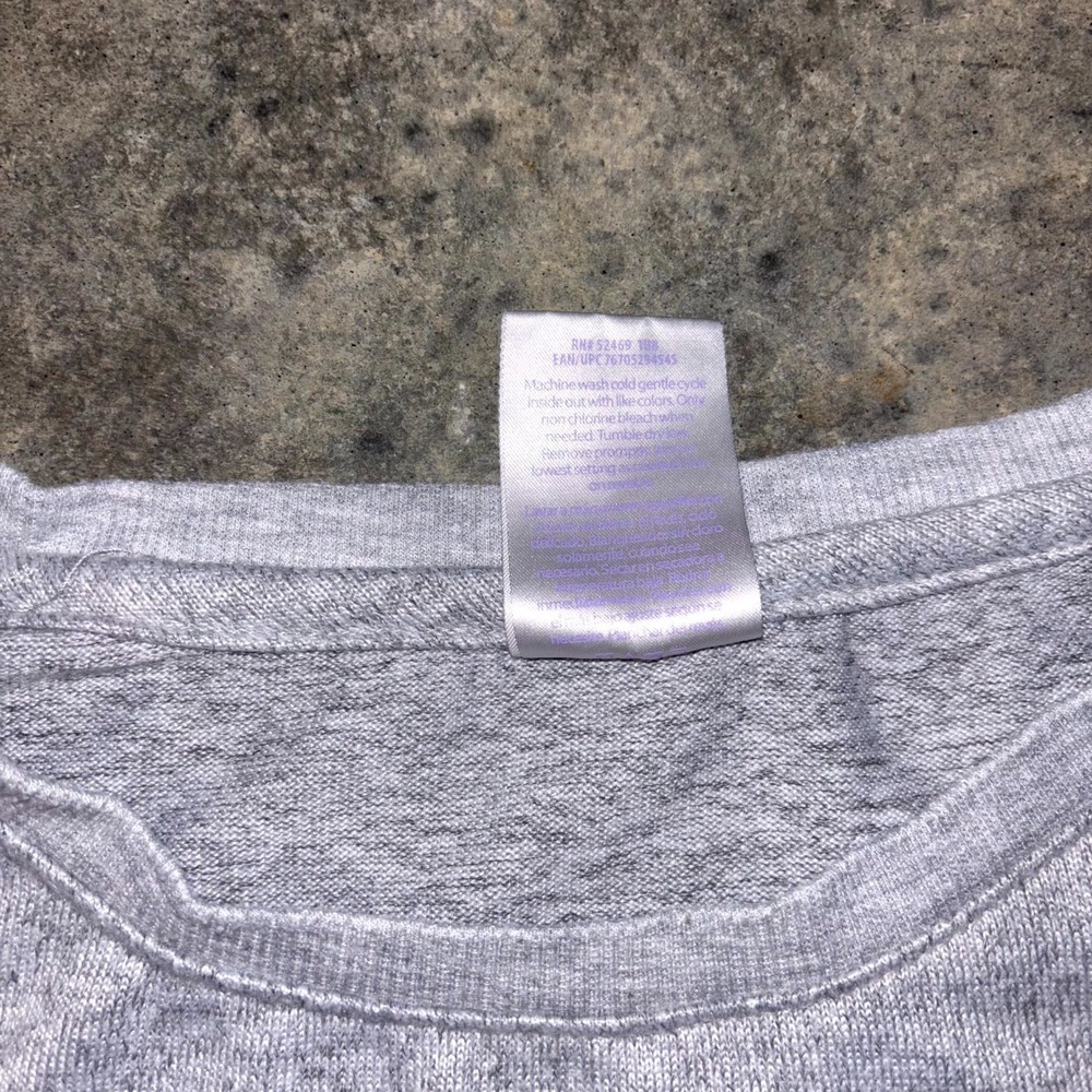 Secret Treasures Lounge Shirt Womens Large 12-14 Gray I Need Coffee and a Donut - Picture 5 of 6